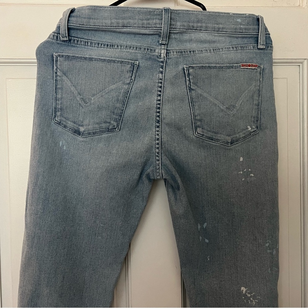 Hudson‎ Nico Midrise Diatressed Super Skinny Jeans in size 28 - Picture 9 of 9
